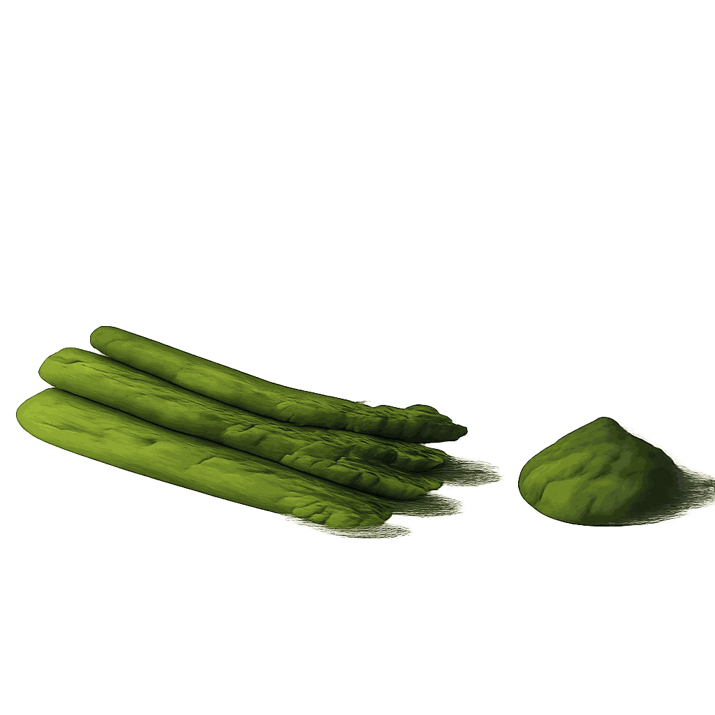 Asparagus purée